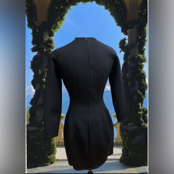 Zara size XS Chic Black Long-Sleeve Dress - Picture 9 of 16